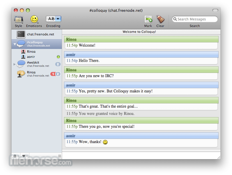 Colloquy 2.4.3 For Mac